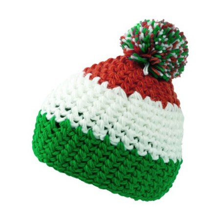 Σκούφος τρίχρωμος (Atl EVEREST) λευκό-πράσινο